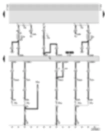 Wiring Diagram  AUDI A6 2002 - Bulb monitoring device - tail lights - brake lights