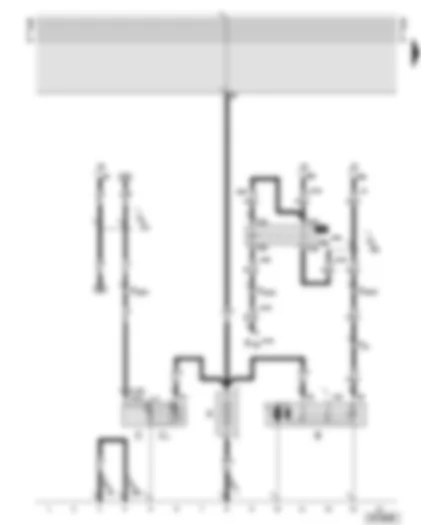 Wiring Diagram  AUDI A6 2001 - Battery - starter - alternator - starter inhibitor relay