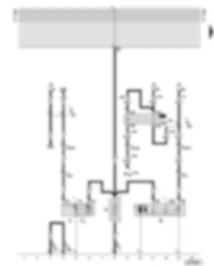 Wiring Diagram  AUDI A6 2000 - Battery - starter - alternator - starter inhibitor relay