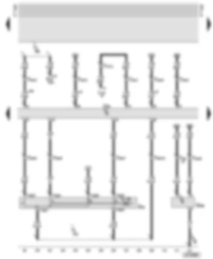 Wiring Diagram  AUDI A6 2001 - Motronic control unit - cruise control system