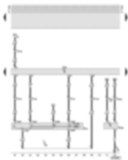 Wiring Diagram  AUDI A6 2002 - Motronic control unit - cruise control system