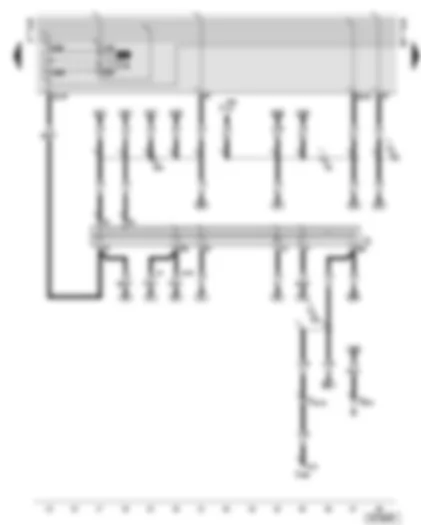 Wiring Diagram  AUDI A6 2000 - Ignition/starter switch - X contact relief relay