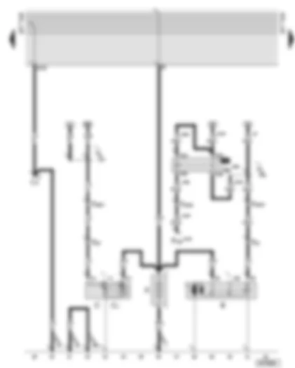 Wiring Diagram  AUDI A6 2000 - Battery - starter - alternator - starter inhibitor relay