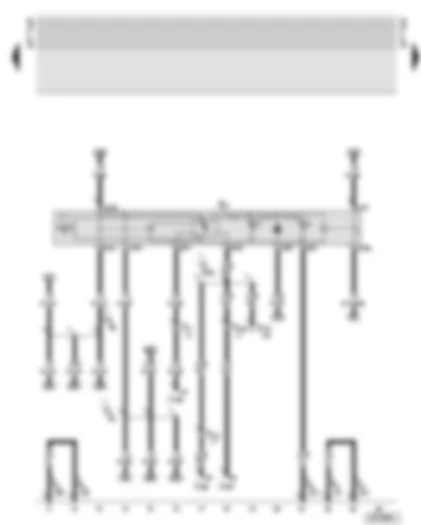 Wiring Diagram  AUDI A6 2002 - Hazard warning light switch