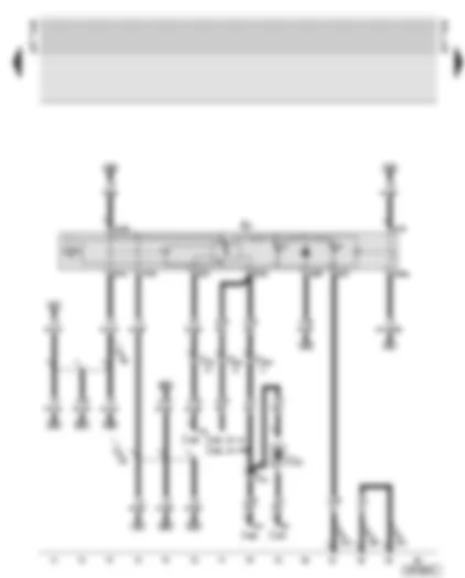 Wiring Diagram  AUDI A6 2000 - Hazard warning light switch