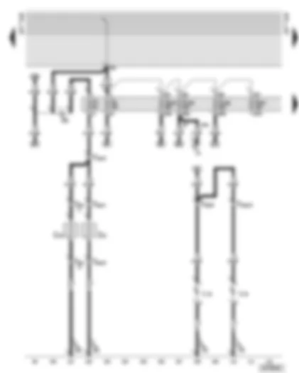 Wiring Diagram  AUDI A6 2001 - Fuse box - heated washer jets - front fog lights