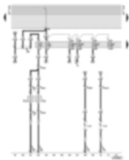 Wiring Diagram  AUDI A6 2002 - Fuse box - heated washer jets - front fog lights