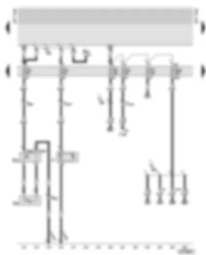 Wiring Diagram  AUDI A6 2002 - Fuse box - number plate light - glove box light