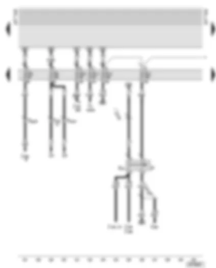 Wiring Diagram  AUDI A6 2002 - Fuse box - heated exterior mirror - brake light switch