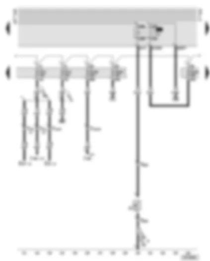 Wiring Diagram  AUDI A6 2001 - Fuse box - horn relay