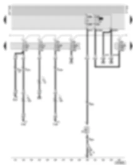 Wiring Diagram  AUDI A6 2000 - Fuse box - horn relay