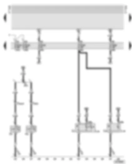 Wiring Diagram  AUDI A6 2002 - Fuse box - front and rear cigarette lighters - horn
