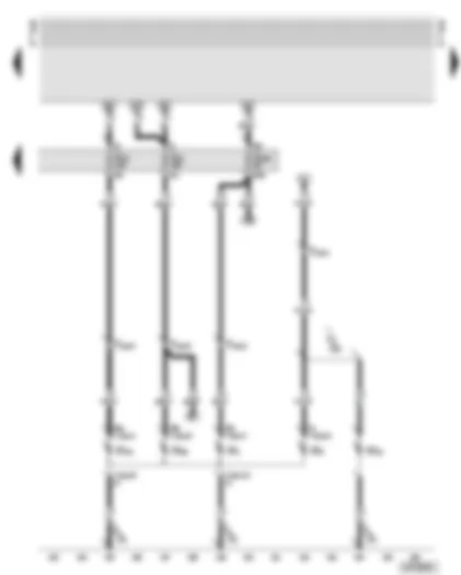 Wiring Diagram  AUDI A6 2001 - Fuse box - left headlight