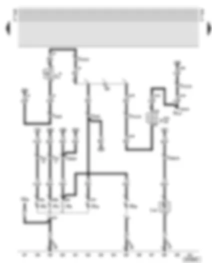 Wiring Diagram  AUDI A6 2002 - Left tail light - reversing light - high level brake light bulb
