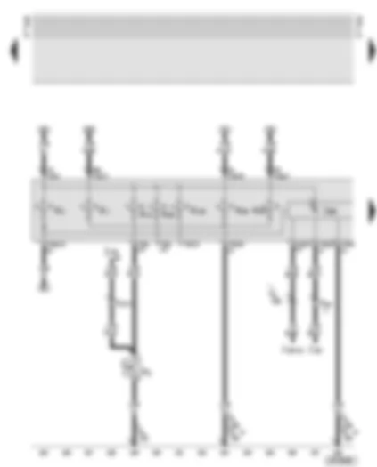 Wiring Diagram  AUDI A6 2002 - Dash panel insert - warning lamps