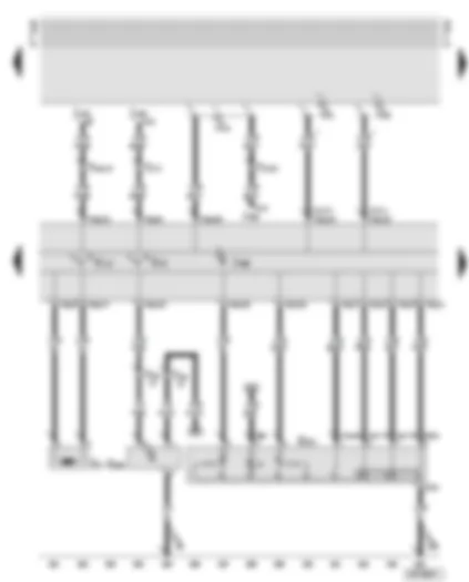 Wiring Diagram  AUDI A6 2002 - Dash panel insert - immobilizer reading coil - oil level/oil temperature sender - function selection switch II in centre console
