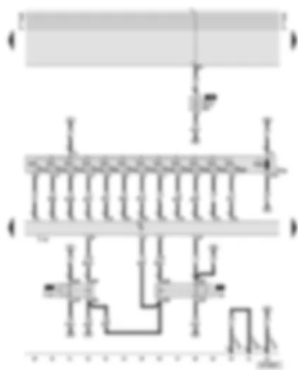 Wiring Diagram  AUDI A6 2002 - ABS with EDL control unit - ABS hydraulic unit - ABS return flow pump relay - relay for ABS solenoid valves