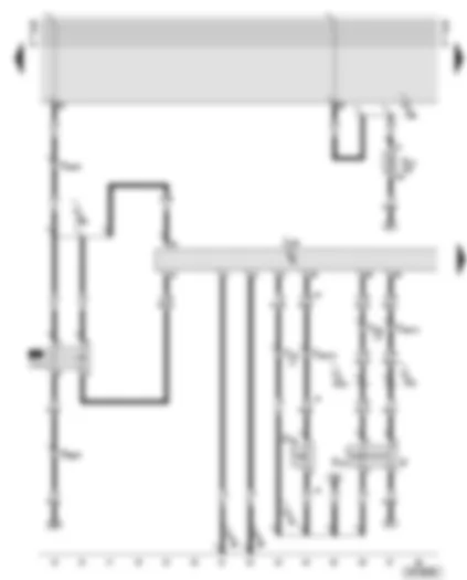 Wiring Diagram  AUDI A6 2001 - Motronic control unit - Motronic current supply relay