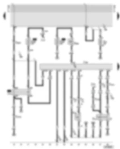 Wiring Diagram  AUDI A6 2003 - Motronic control unit - Motronic current supply relay