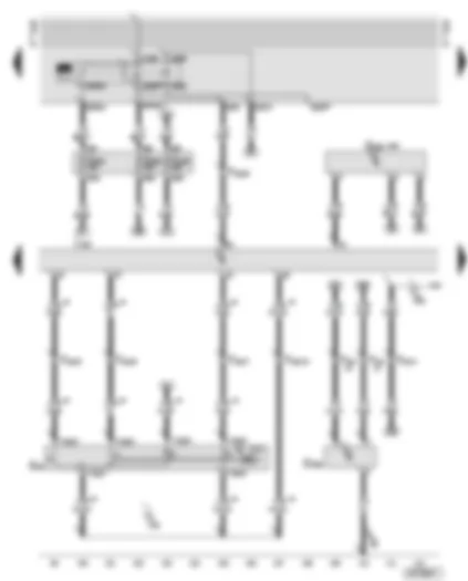 Wiring Diagram  AUDI A6 2001 - Motronic control unit - fuel pump relay