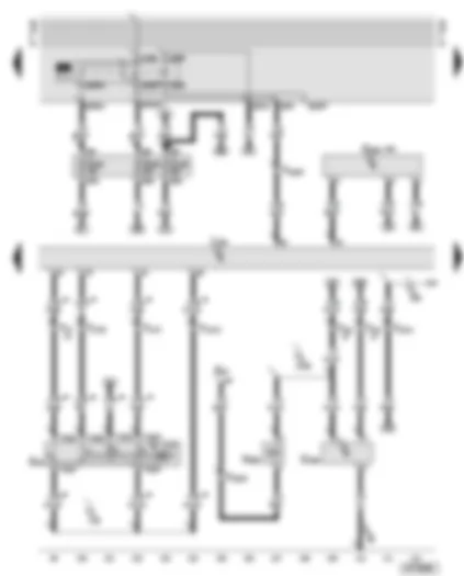 Wiring Diagram  AUDI A6 2002 - Motronic control unit - fuel pump relay