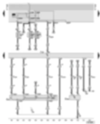 Wiring Diagram  AUDI A6 2002 - Motronic control unit - fuel pump relay