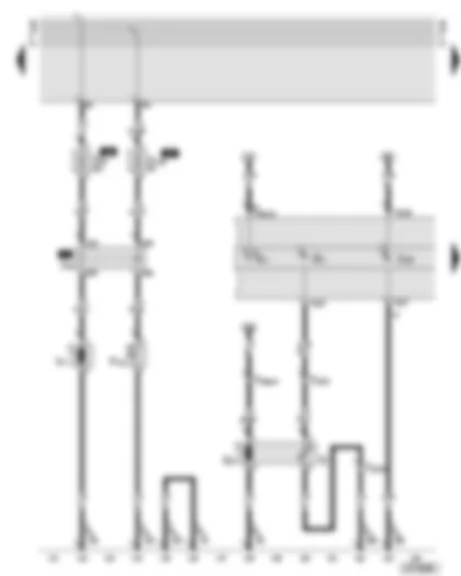 Wiring Diagram  AUDI A6 2001 - Engine cooling - dash panel insert - fuel pump