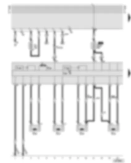 Wiring Diagram  AUDI A6 2001 - ABS with EDL control unit - speed sensors