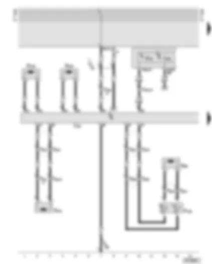 Wiring Diagram  AUDI A6 2001 - Airbags and belt tensioners for driver and front passenger