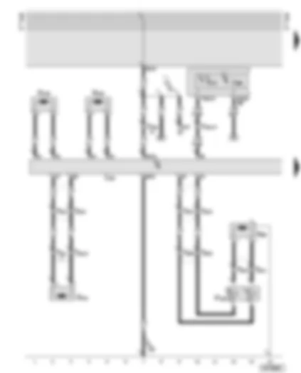 Wiring Diagram  AUDI A6 2002 - Airbags and belt tensioners for driver and front passenger