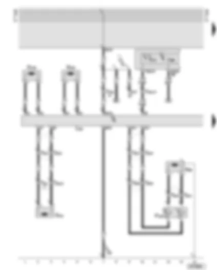 Wiring Diagram  AUDI A6 2005 - Airbags and belt tensioners for driver and front passenger