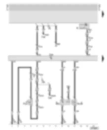 Wiring Diagram  AUDI A6 2005 - Central locking control unit - anti-theft alarm system contact switch (bonnet) - anti-theft alarm system horn