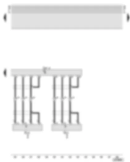 Wiring Diagram  AUDI A6 2002 - Ultra-sonic sensor control unit - left and right ultra-sonic sensors for anti-theft alarm system