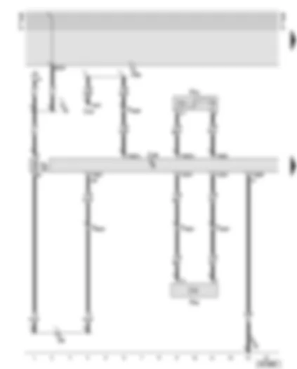 Wiring Diagram  AUDI A6 2001 - Parking aid control unit - parking aid rear warning buzzer