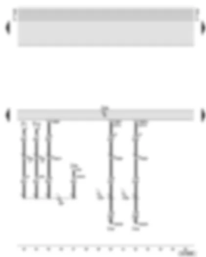 Wiring Diagram  AUDI A6 2001 - Parking aid control unit - reversing light switch