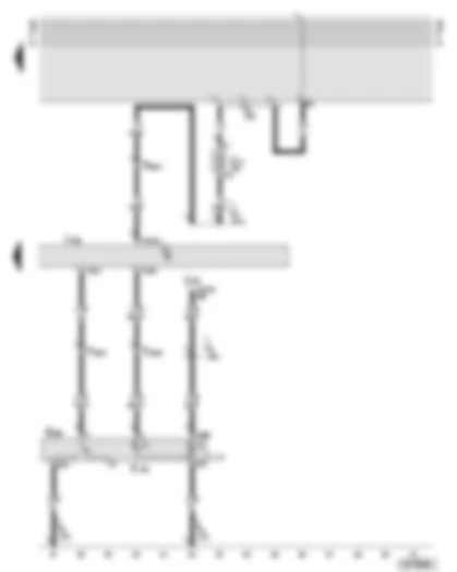 Wiring Diagram  AUDI A6 2001 - Parking aid control unit - parking aid button
