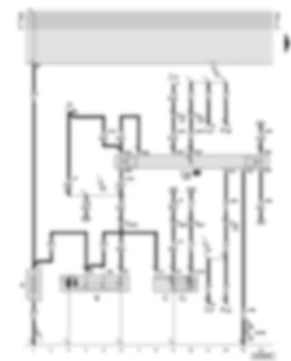 Wiring Diagram  AUDI A6 2000 - Battery - starter - alternator - starter inhibitor and reversing light relay