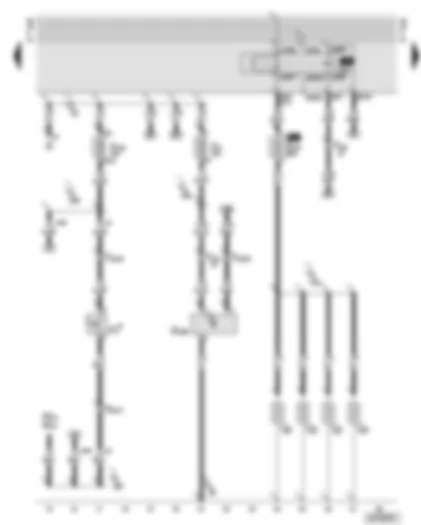 Wiring Diagram  AUDI A6 2001 - Glow plug relay - glow plugs - reversing light