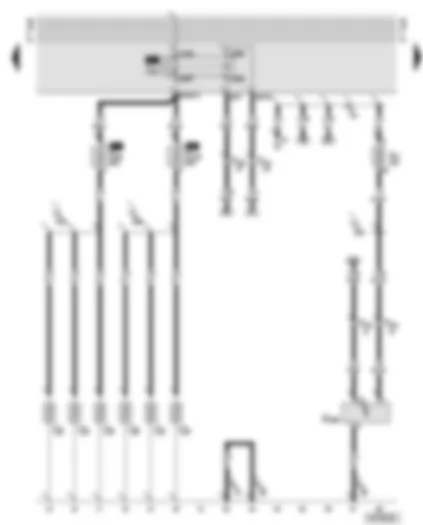 Wiring Diagram  AUDI A6 2000 - Glow plugs - relay for glow plugs