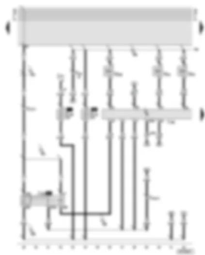 Wiring Diagram  AUDI A6 2002 - Diesel direct injection system control unit - diesel direct injection system relay