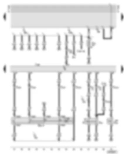 Wiring Diagram  AUDI A6 2002 - Diesel direct injection system control unit - cruise control system switch - brake light switch