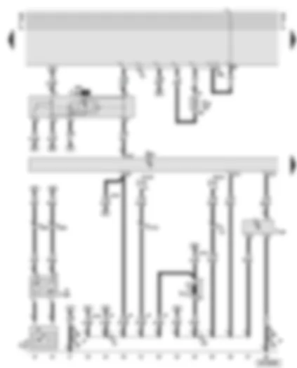 Wiring Diagram  AUDI A6 2001 - Control and display unit for air conditioner - solar cell isolation relay - solar roof