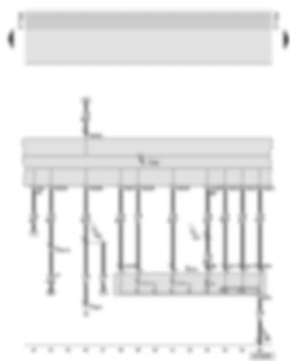 Wiring Diagram  AUDI A6 2001 - Dash panel insert - function selection switch II in centre console