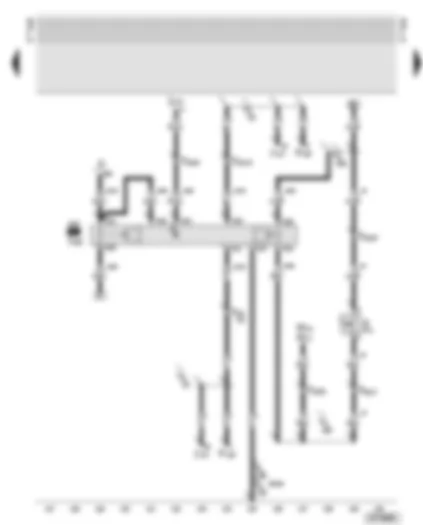 Wiring Diagram  AUDI A6 2000 - Starter inhibitor and reversing light relay - reversing lights