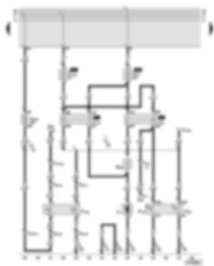 Wiring Diagram  AUDI A6 2001 - Engine cooling with radiator fan relay