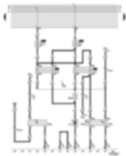 Wiring Diagram  AUDI A6 2002 - Engine cooling with radiator fan relay