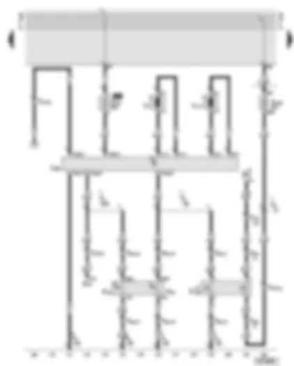 Wiring Diagram  AUDI A6 2001 - Engine cooling with radiator fan control unit