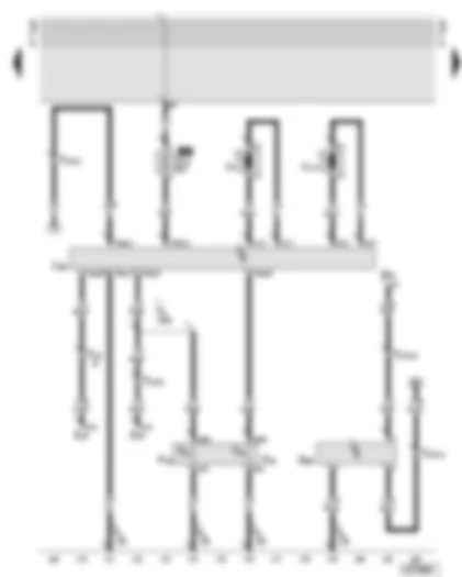 Wiring Diagram  AUDI A6 2002 - Engine cooling with radiator fan control unit
