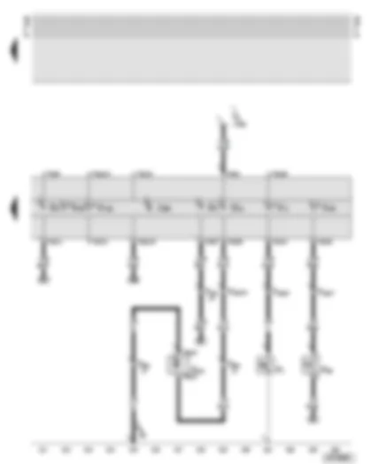 Wiring Diagram  AUDI A6 2003 - Dash panel insert - oil pressure switch - coolant shortage indicator switch - speedometer sender (Hall sender - on gearbox)