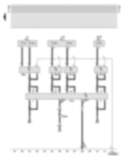Wiring Diagram  AUDI A6 2002 - Aerials for radio Symphony (Avant models)